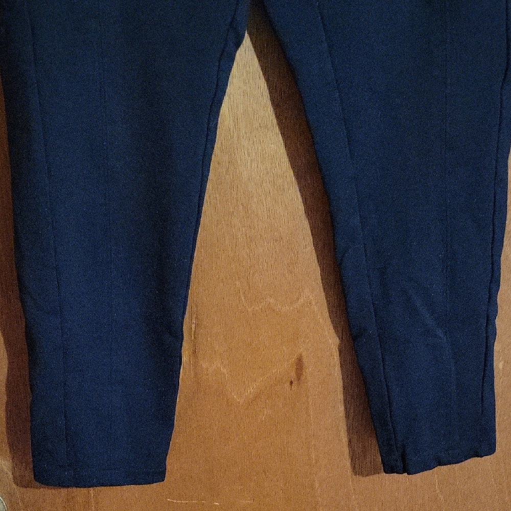 IMAN Black Pants with Gold Zipper Accents - Picture 2 of 4